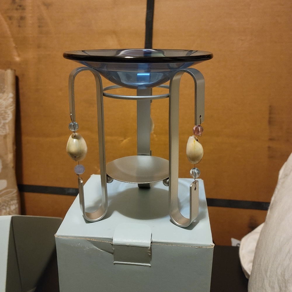 Partylite "Beachwalk" Aroma Melt Warmer 4 1/2 inches across melt cup